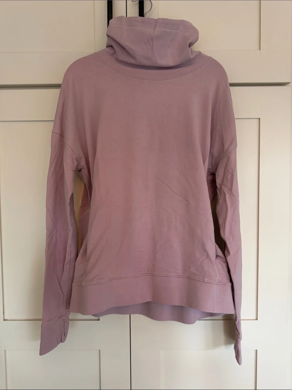 lululemon athletica Go Gorward Mauve Cowl Neck Sweatshirt